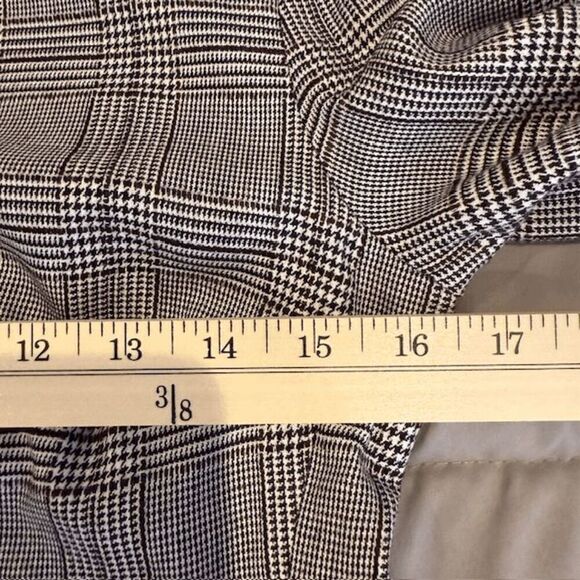 NWT Karl Lagerfeld 3/4 Tulip Sleeve Houndstooth Plaid Sheath Dress Size 2 - Picture 12 of 16